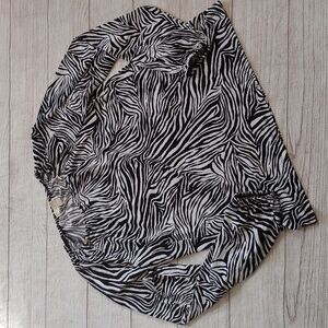 MICHAEL MICHAEL KORS ZEBRA ANIMAL PRINT TOP